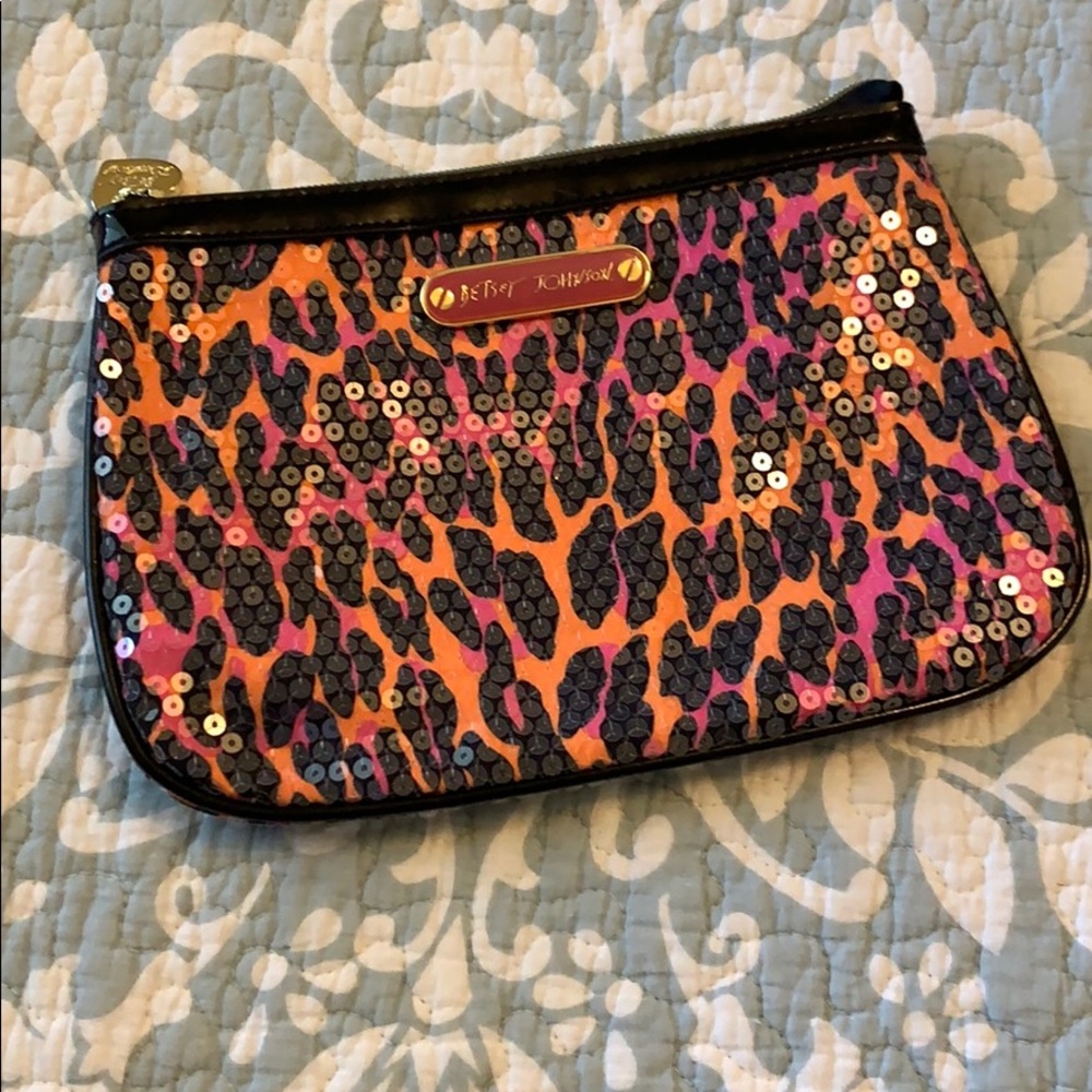Betsey Johnson makeup bag